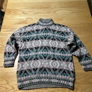 Vintage Benellon Wool Blend Italian Sweater Size 44